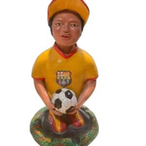 Figura Futbolista Ecuador Amarillo