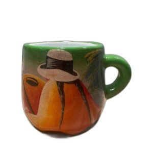 Taza Pintada a Mano Verde